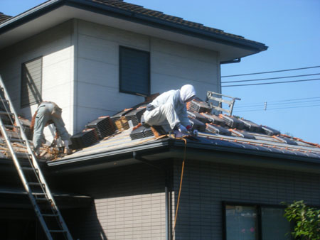 瓦葺替え,塗装工事