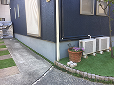 リアル人工芝基礎塗装工事